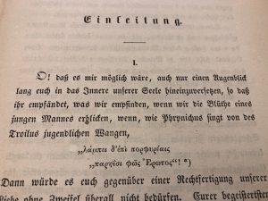 First page of introduction to Vindex by Karl Heinrich Ulrichs